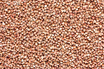 buckwheat grains background
