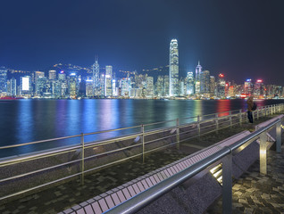Victoria Harbor of Hong Kong
