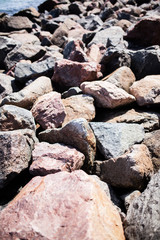 Rocks on the Odessa beach 