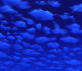 イラスト　夜空3