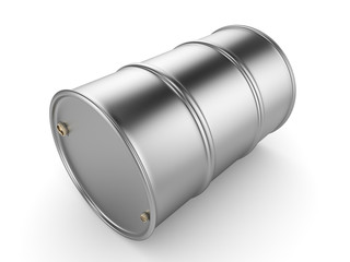 3D rendering aluminum barrel