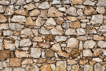 Part of a stone wall . Background or texture