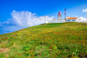 Fototapeta na wymiar Portugal. Cabo da Roca and the lighthouse