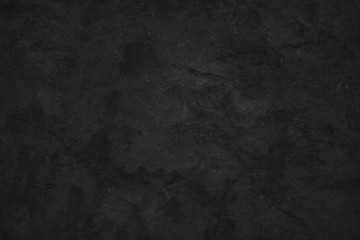 Naklejka premium Black Stone background. Dark gray texture close up high quality May be used blank for design. Copy space