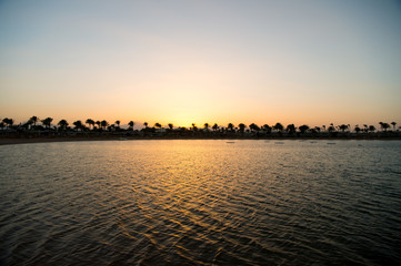 Idyllic sea or ocean water coast