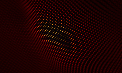 Abstract Red Geometrical Background . Connection structure. Science background. Futuristic Technology HUD Element . onnecting dots and lines . Big data visualization and Business .