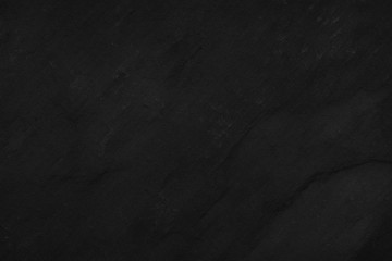 Fototapeta premium Black Stone background. Dark gray texture close up high quality May be used blank for design. Copy space