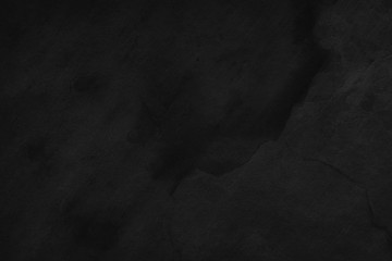 Fototapeta premium Black Stone background. Dark gray texture close up high quality May be used blank for design. Copy space