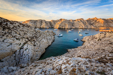 Une calanque à l'île de Frioul 