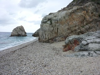 Landscape of elba island