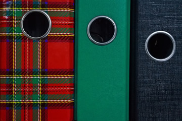 Colorful office folders