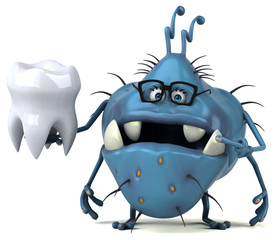 Fun germ - 3D Illustration