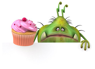 Fun germ - 3D Illustration