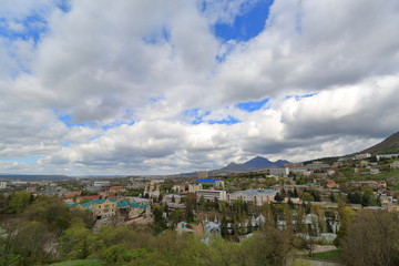 View of the resort town of Pyatigorsk. Russia