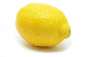 Lemon isolated on white background