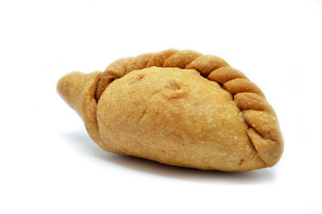 Curry puff isolated on white background