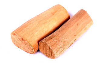 Chandan or sandalwood, sandalwood sticks, perfume, selective focus, powder