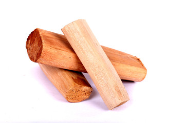 Chandan or sandalwood, sandalwood sticks, perfume, selective focus, powder