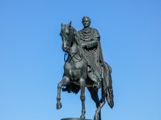 Fototapeta premium König Johann Statue in Dresden