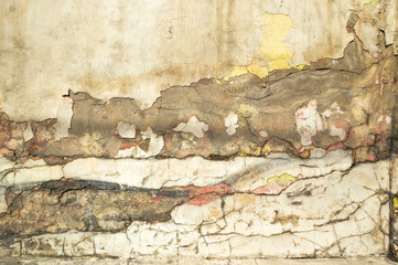 Cracked wall texture background photo
