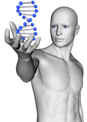 DNA and Man - 3D