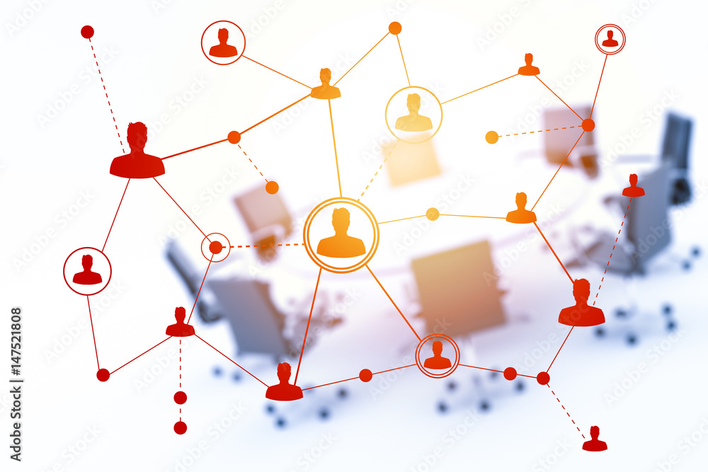 Poster social networking technologies around a table