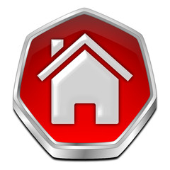 Home Button - 3D illustration