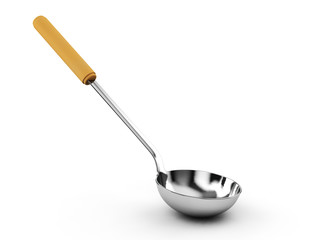 realistic 3d render of kitchen utensils