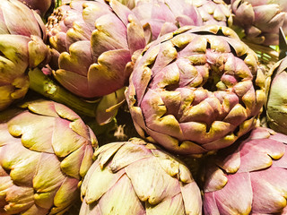 Artichokes on the market