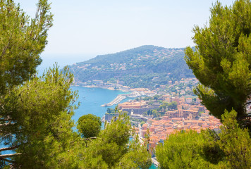 Beautiful Landscape of the Cote d'Azur.