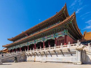 Obraz premium Gate of Supreme Harmony (Taihemen) Front 2