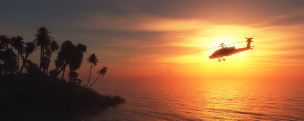 helicopter war © juanjo