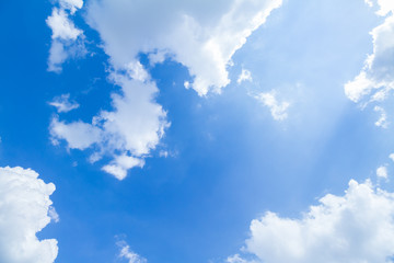 Obraz na płótnie Canvas blue sky and clouds in good weather day