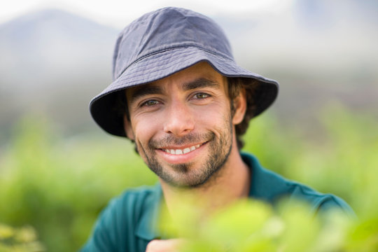 Portrait of a winegrower