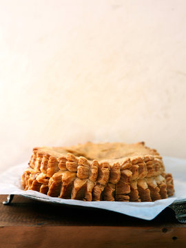 Epiphany cake on plate