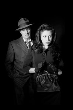 Film noir couple