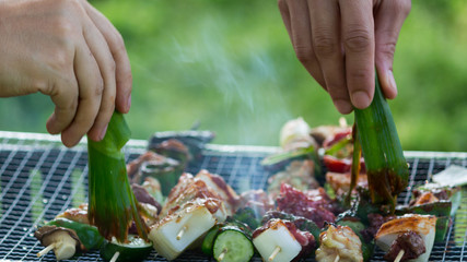 Grilling Barbie Q