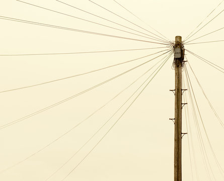 Telegraph pole