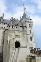 Fototapeta na wymiar Schloss in Saumur an der Loire