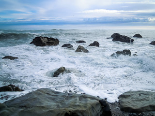 Galway Beach, New Zealand - Stock Photo