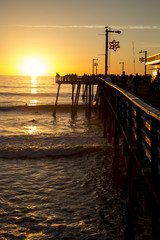 Obraz premium Sunset at Pismo Beach