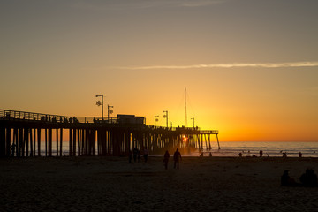 Obraz premium Sunset at Pismo Beach