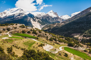 Fototapeta na wymiar Landscape in Alps