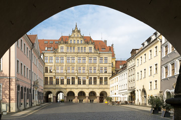 Fototapeta na wymiar Rathaus in Görlitz, Oberlausitz