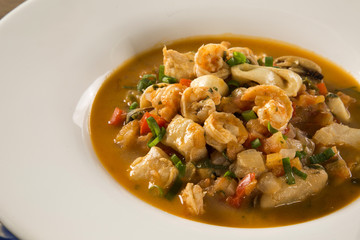 Seafood. Prepared Shellfish. Mediterranean.