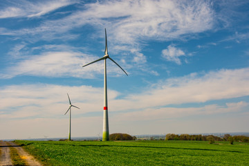 Fototapeta premium Windrad Erneuerbare Energie renewable energy