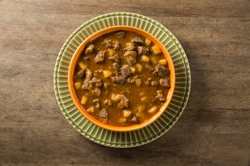 Rustic Stew meat with maniocs