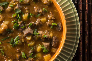 Rustic Stew meat with maniocs