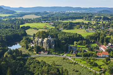Rock castle in Sloup, Czech Republic, Europe