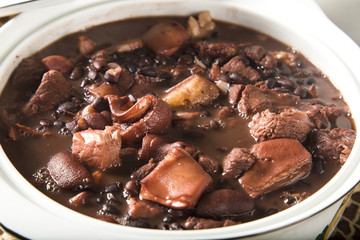Brazilian Feijoada Food.